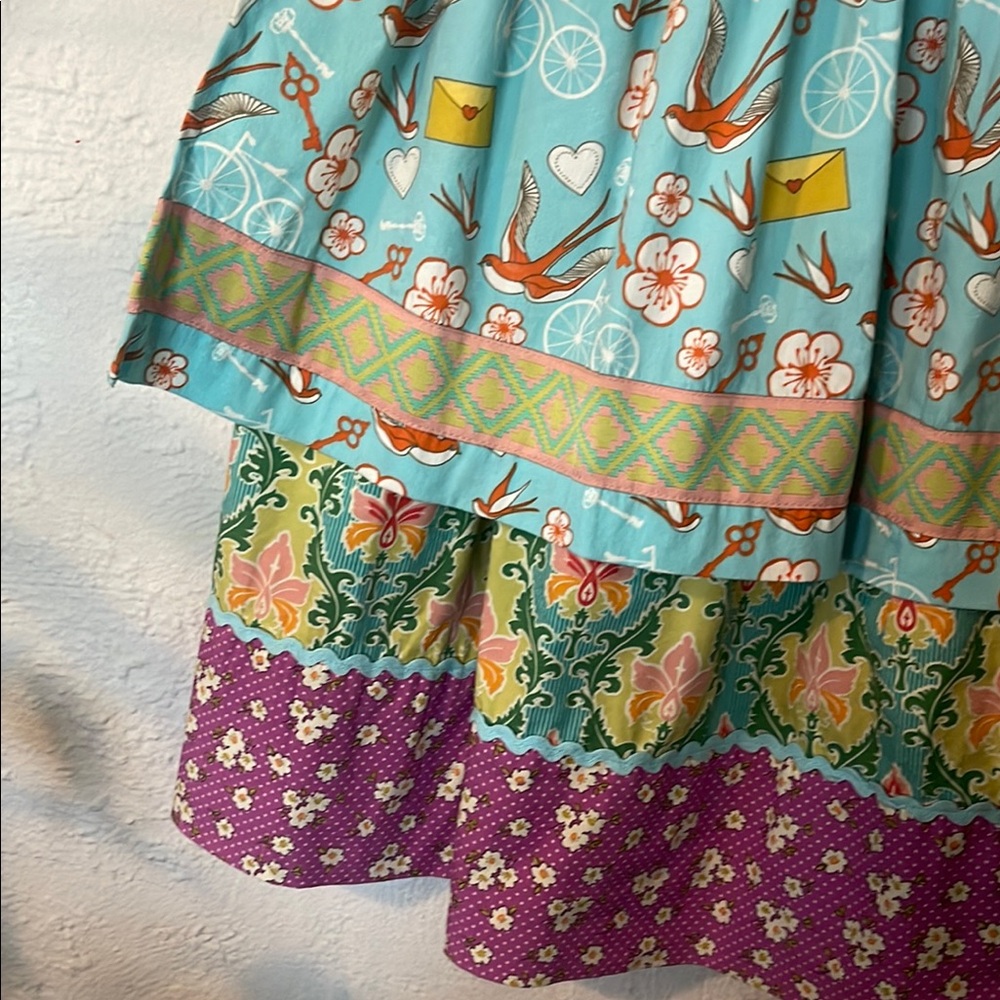 Matilda Jane Colorful Floral Layered Dress - Picture 2 of 9